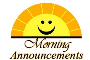 HS Announcements 9-9-2020